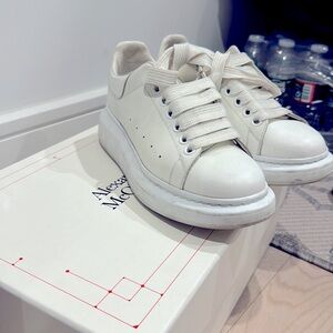 Alexander McQueen white sneakers in size 37
